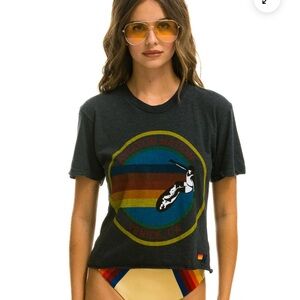 Aviator Nation NASHVILLE logo signature boyfriend tee